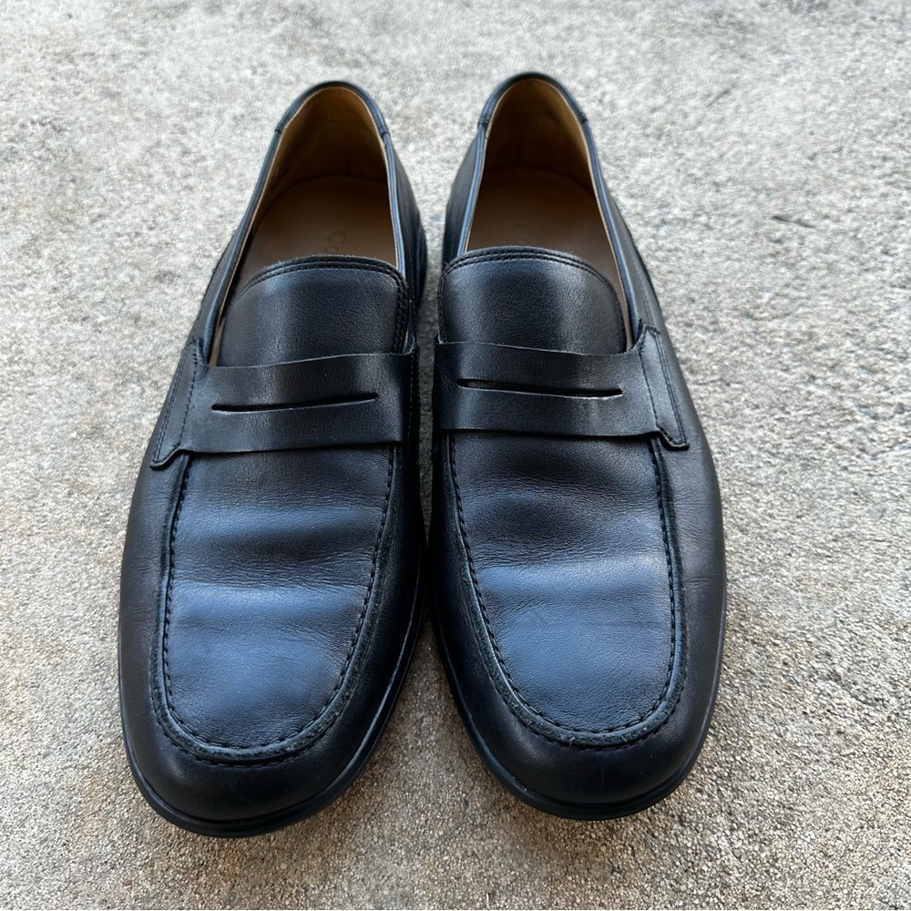 Cole Haan Penny Loafers Black Leather Men’s Size 8.5